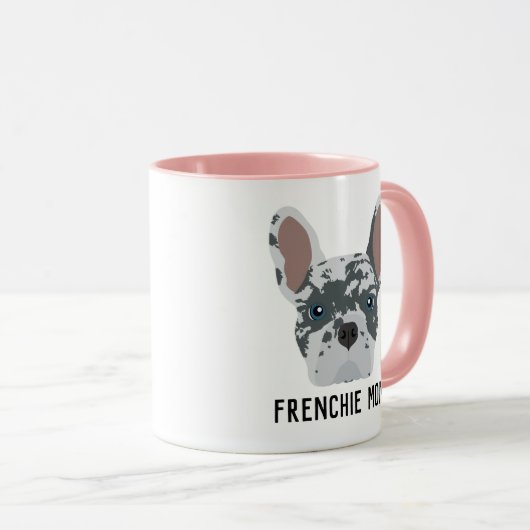 Frenchie Ma Blue Merle French Bulldog Mok (Voorkant rechts)