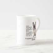 Frenchie Ma Bone China Mok (Voorkant rechts)