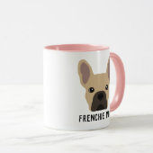Frenchie Ma Light Fawn French Bulldog Mok (Voorkant rechts)