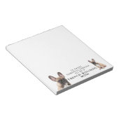 Frenchie Ma Note Pad Notitieblok (Schuin)