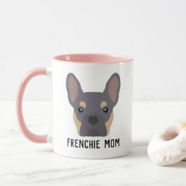 Frenchie Mam Lila en Tan French Bulldog Mok