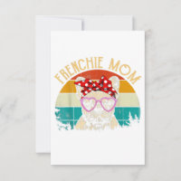 Frenchie mam Lover Gift Retro Style