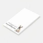 Frenchie mam Post-It Notes (Schuin)