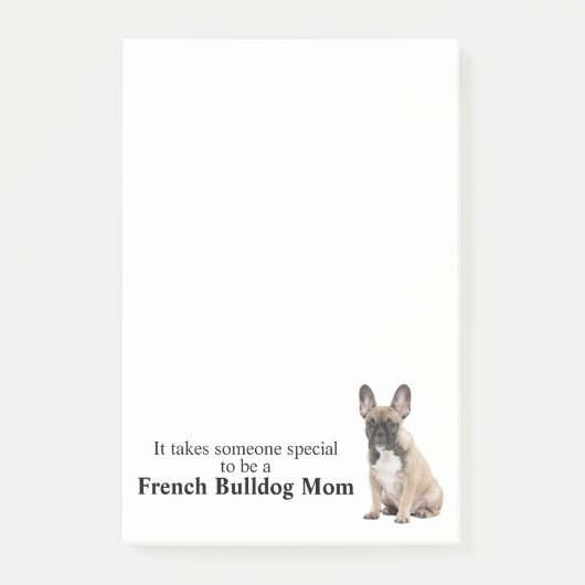Frenchie mam Post-It Notes (Voorkant)