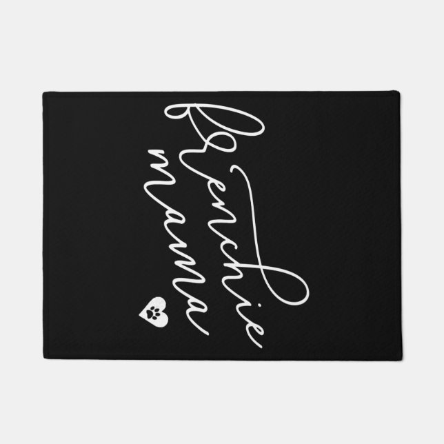 Frenchie mam Sweat Womens French Bulldog Apparel Deurmat (Voorkant)