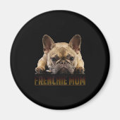 frenchie mama | cadeau van franse stierenhond magneet (Voorkant)