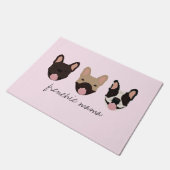Frenchie Mama French Bulldogs Deurmat (Schuin)