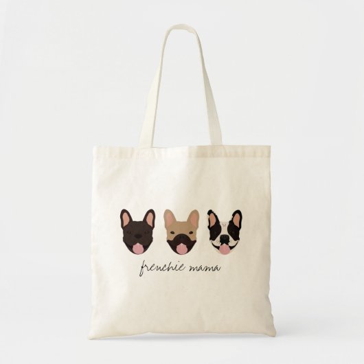 Frenchie Mama French Bulldogs Tote Bag (Voorkant)