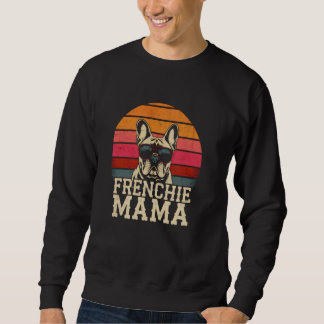 Frenchie Mama Grappige Franse Bulldog Vintage Zons Trui