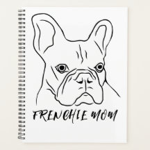 Frenchie Maman Tiré À La Main Front Français