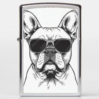 Frenchie met zonnebril 