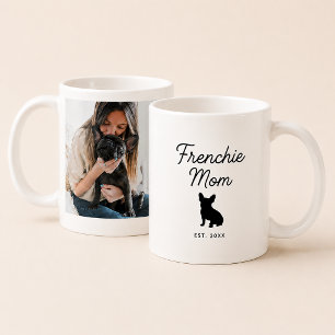 Frenchie Moeder Aangepaste Foto Franse Bulldog H Koffiemok