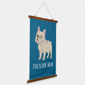 Frenchie Moeder Hangend Wandkleed (Gebogen)