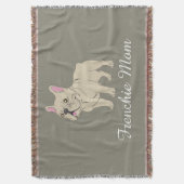 Frenchie Mom Deken (Voorkant Verticaal)