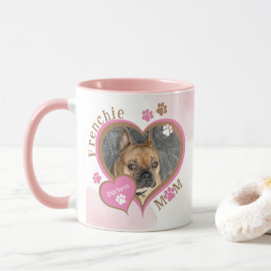 Frenchie Mom French Bulldog Personnalisé Photo Mug
