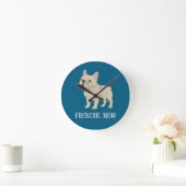 Frenchie Mom Ronde Klok (Huis)