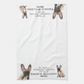 Frenchie Mom Serviette de cuisine (Vertical)