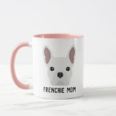 Frenchie Mom White French Bulldog Mug (Gauche)