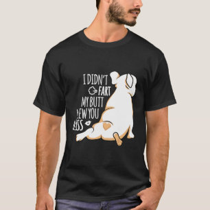 Frenchie My Butt heeft je een kus French bulldog T-shirt