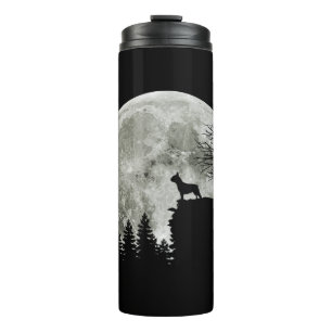 Frenchie On Mountain Halloween Theme Shirts Gift Thermosbeker