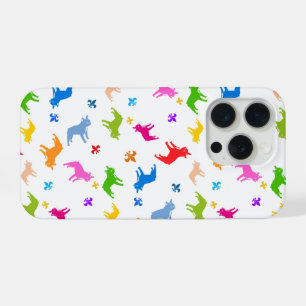 Frenchie op klaar iPhone 15 pro hoesje