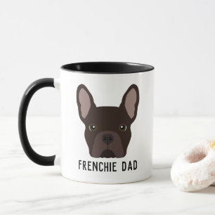Frenchie Pap Brown French Bulldog Mok