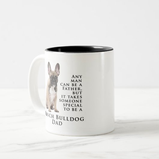 Frenchie Pap Mok (Voorkant links)