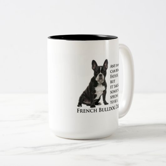 Frenchie Pap Mok (Voorkant rechts)