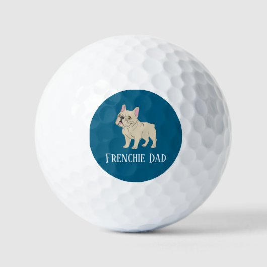 Frenchie papa golfballen (Voorkant)