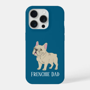 Frenchie papa iPhone 15 pro hoesje