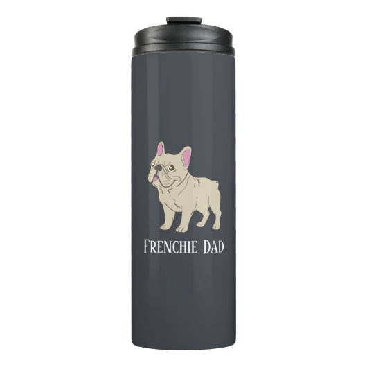 Frenchie Papa Thermosbeker (Voorkant)