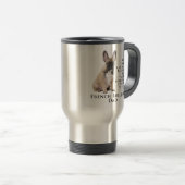 Frenchie Papa Travel Mug (Devant droit)