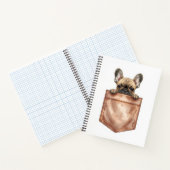 Frenchie Pocket Journal | Cahier de maman de chien (Intérieur)
