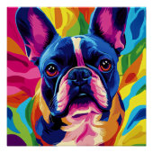 Frenchie Pop Art Perfect Poster (Voorkant)