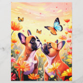 Frenchie puppy te koop flyer (Achterkant)