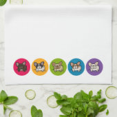 Frenchie Rainbow Theedoek (Gevouwen)