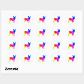 Frenchie Ronde Sticker (Vel)