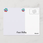 Frenchie Shadow Briefkaart (Achterkant)