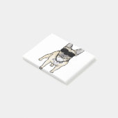 Frenchie - Slecht voor het bot Post-it® Notes (Schuin)