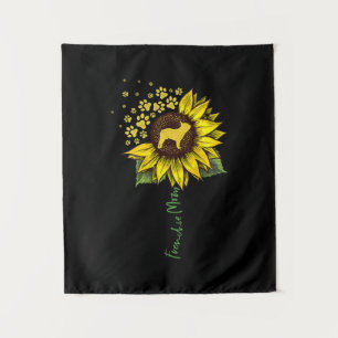 Frenchie Sunflower Ma Wandkleed