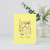 Frenchie Toast Franse Bulldog Briefkaart (Staand voorkant)