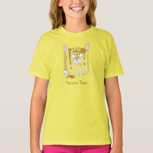 Frenchie Toast Franse Bulldog Kind Meisje T-shirt