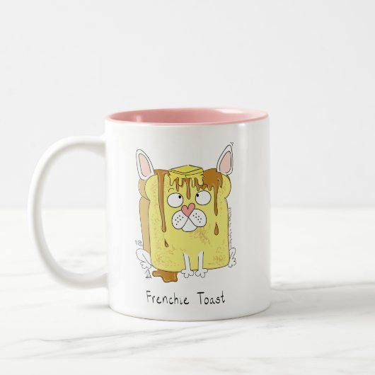 Frenchie Toast French Bulldog Coffee Mug (Gauche)