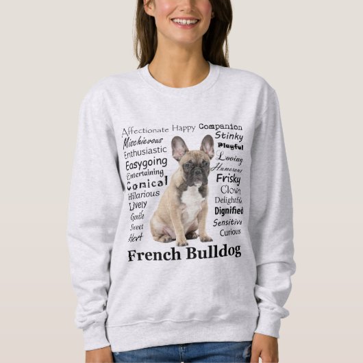 Frenchie Traits Sweatshirt (Voorkant)