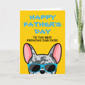 Frenchie Vaderdag Blue Merle French Bulldog Kaart (Voorkant)