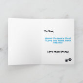 Frenchie Vaderdag Red Fawn Bulldog Kaart (Binnen)