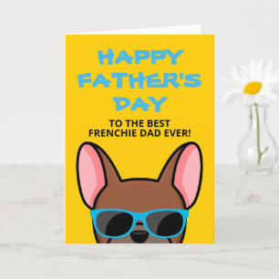 Frenchie Vaderdag Rode Ree Français Kaart