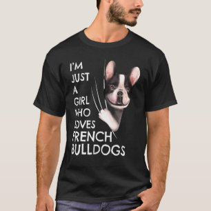 Frenchie Vrouwen zijn gewoon een meisje dat van de T-shirt