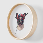 Frenchie Wearing USA Colors (3) (Hoek)