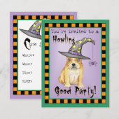 Frenchie Witch Invitation (Devant / Derrière)